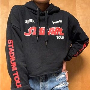 H&M | CROPPED HOODIE JUSTIN BIEBER TOUR